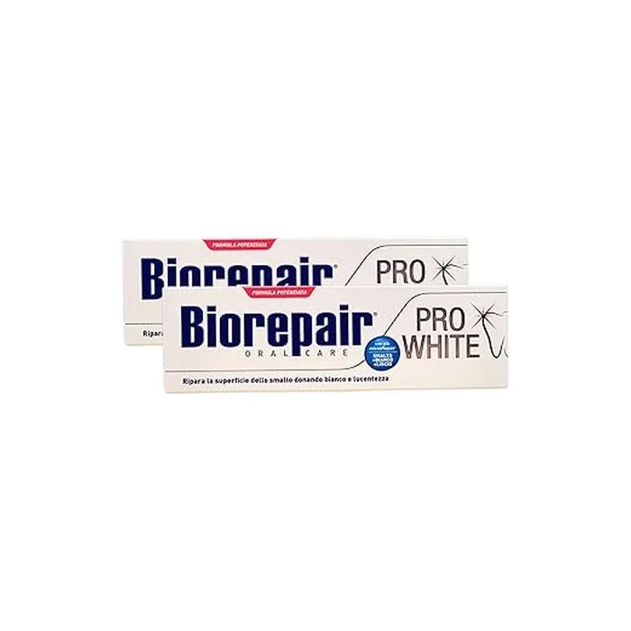 Biorepair Pro White Toothpaste 75 Ml Repairs Enamel Surface Provides Whiteness And Shine