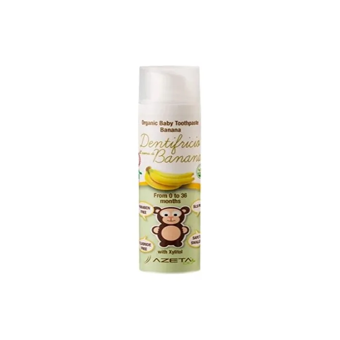 Azeta Bio Organic Vegan Banana Flavoured Children's Toothpaste 50ml