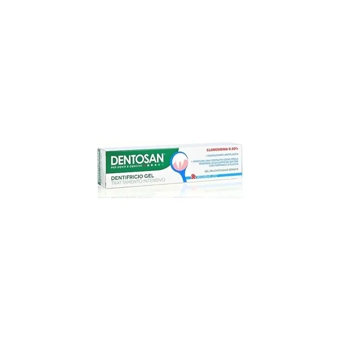 Recordati Dentosan Chlorhexidine Toothpaste Gel 75 Milliliters
