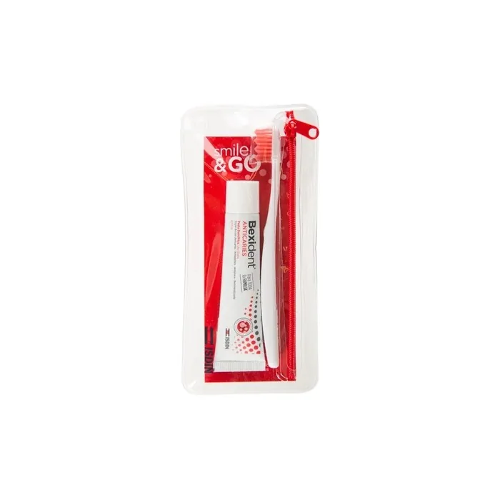 Isdin Bexident Anticaries Travel Kit Toothpaste 25ml Toothbrush