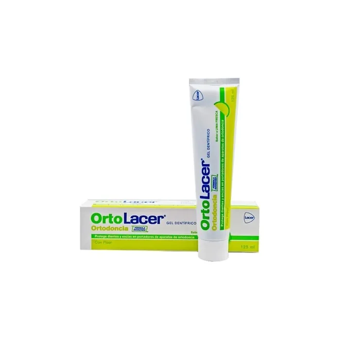 Lacer Ortolacer Toothpaste Gel Fresh Lime Flavour 125 Ml