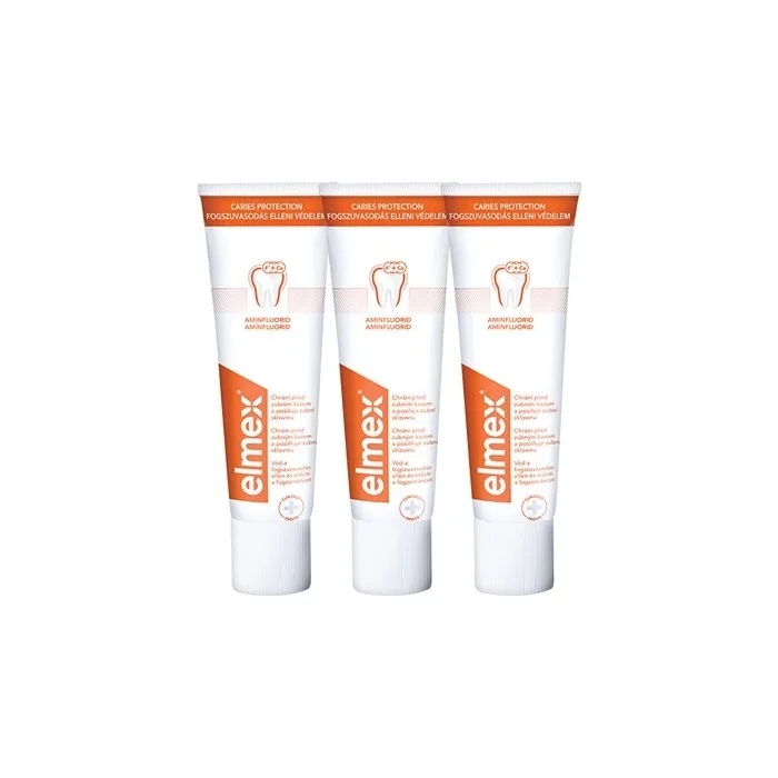 Elmex Toothpaste Caries Protection 3 X 75 Ml