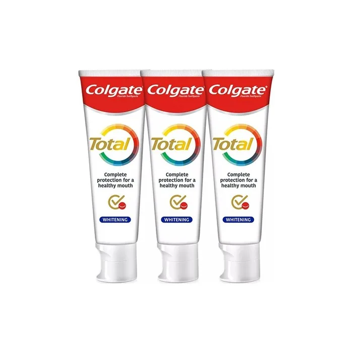 Colgate Total Whitening Trio Whitening Toothpaste 3 X 75 Ml