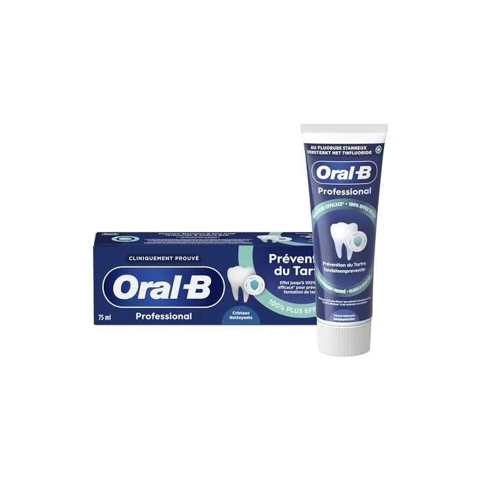 Oral-B Professional Tartar Prevention Toothpaste Cleansing Crystals