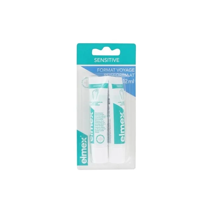 Elmex Sensitive Toothpaste Travel Size 12ml - Pack of 2