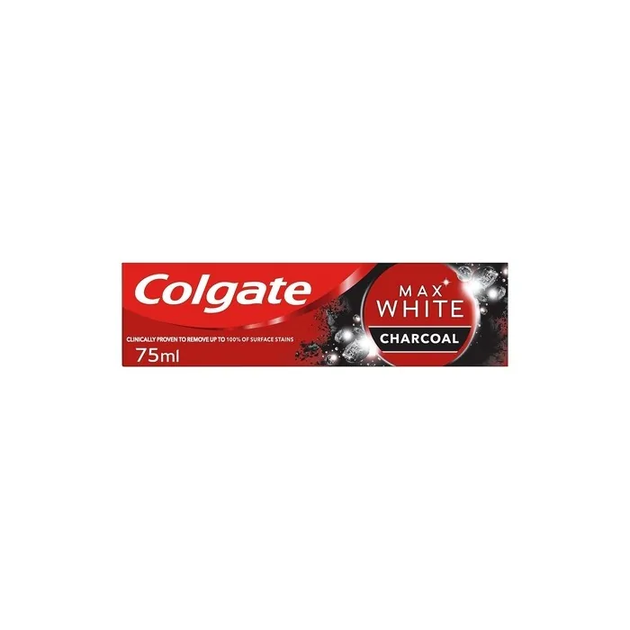 Colgate Max White Charcoal Whitening Toothpaste 75ml