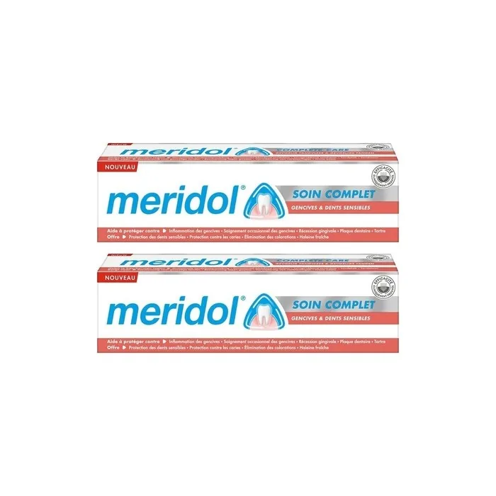 Meridol Toothpaste Complete Care for Gums & Sensitive Teeth 75ml - Pack of 2