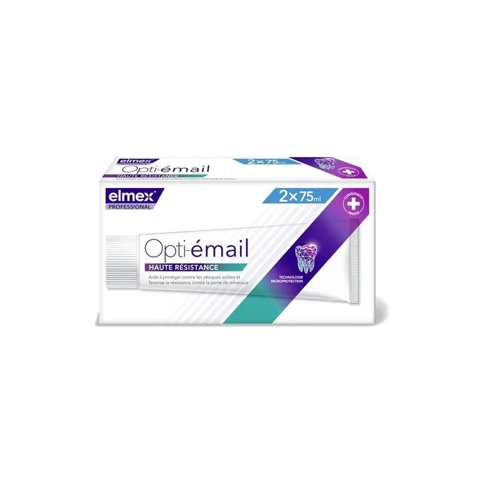 Elmex Professional Opti-Email Toothpaste High Strength 75ml - Pack of 2