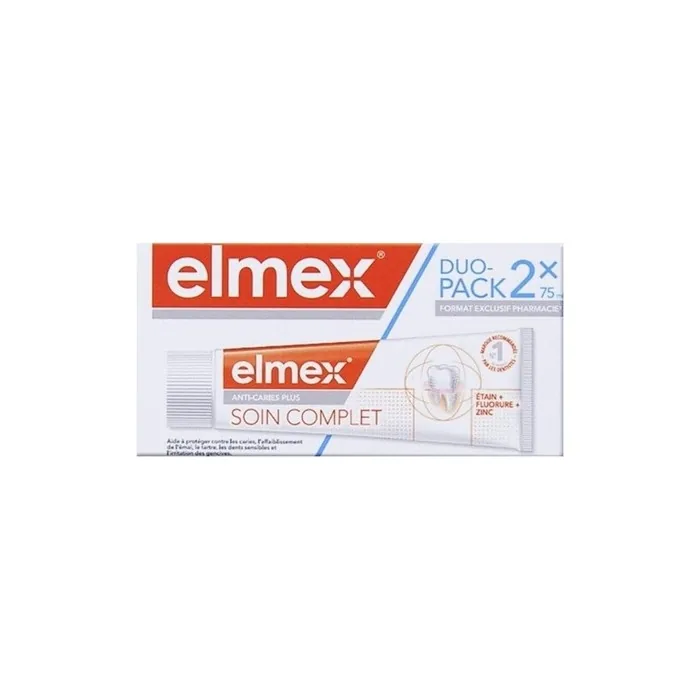 Elmex Complete Care Anti-Caries Plus Toothpaste 75ml - Pack of 2