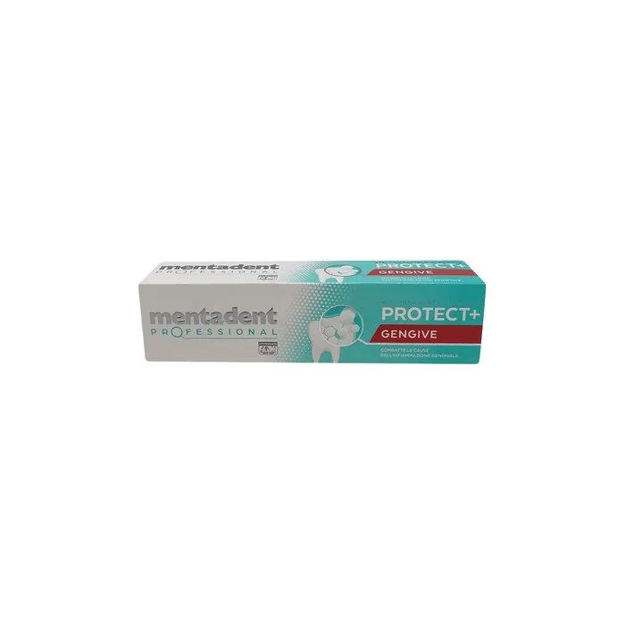 Mentadent Professional Gum Protect+ Toothpaste fights the causes of gum inflammation with biocompatible minerals and zinc 75ml GENGIVE