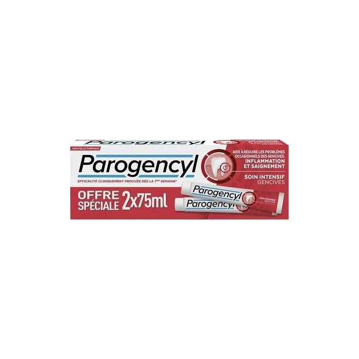 Parogencyl Intensive Gum Care Toothpaste 75ml - Pack of 2