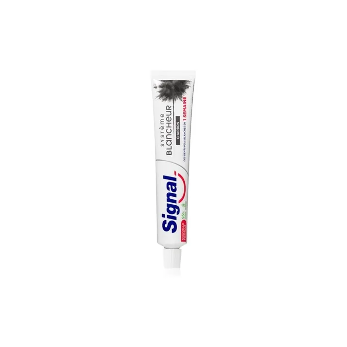 Signal White System Whitening Toothpaste - 75 ml, Activated Charcoal