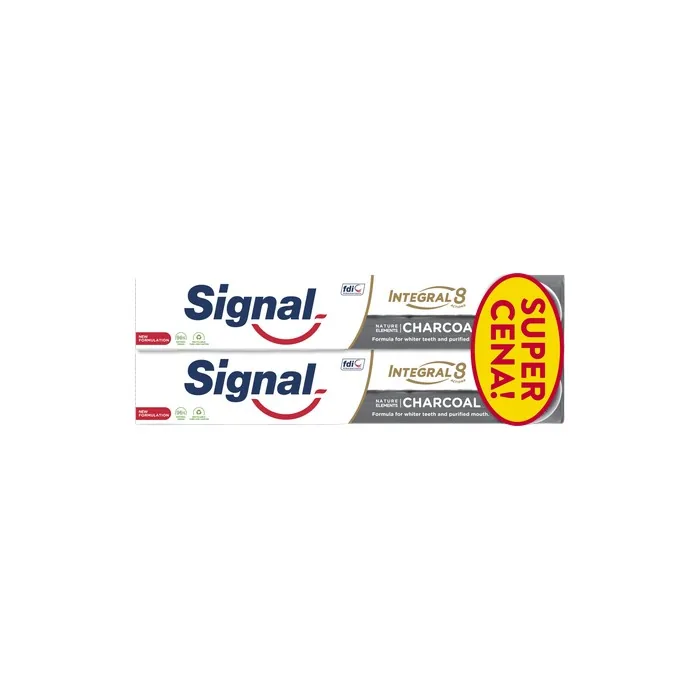 Signal Toothpaste I8 Charcoal 2x75ml - Duopack