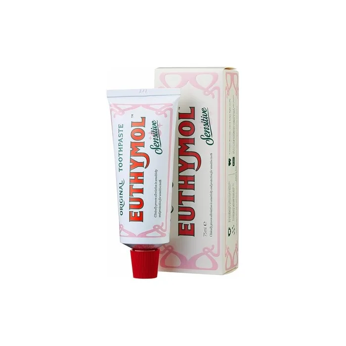 Euthymol Sensitive Toothpaste 75ml Fluoride Toothpaste for Sensitive Teeth
