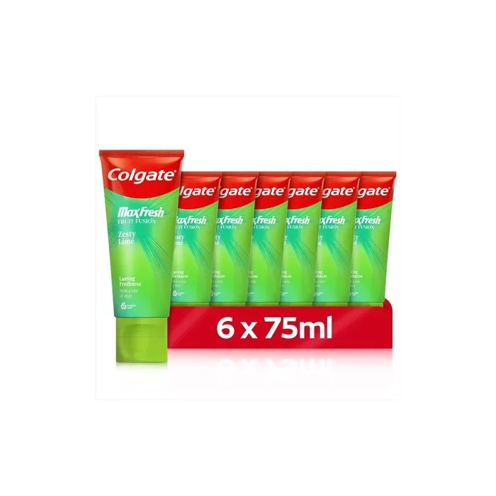 Colgate Max Fresh Fruit Fusion Zesty Lime Flavoured Toothpaste 75ml