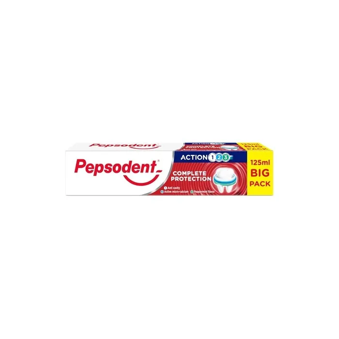 Pepsodent Toothpaste 125ml Complete Protection Round Protection Big Pack 125ml