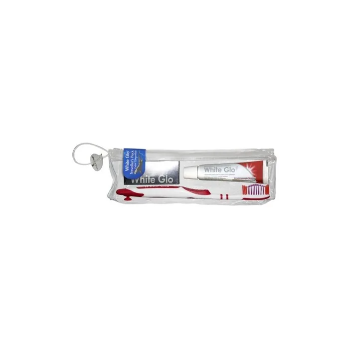 White Glo Professional Choice Travel Set Whitening Toothpaste 16ml + Toothbrush