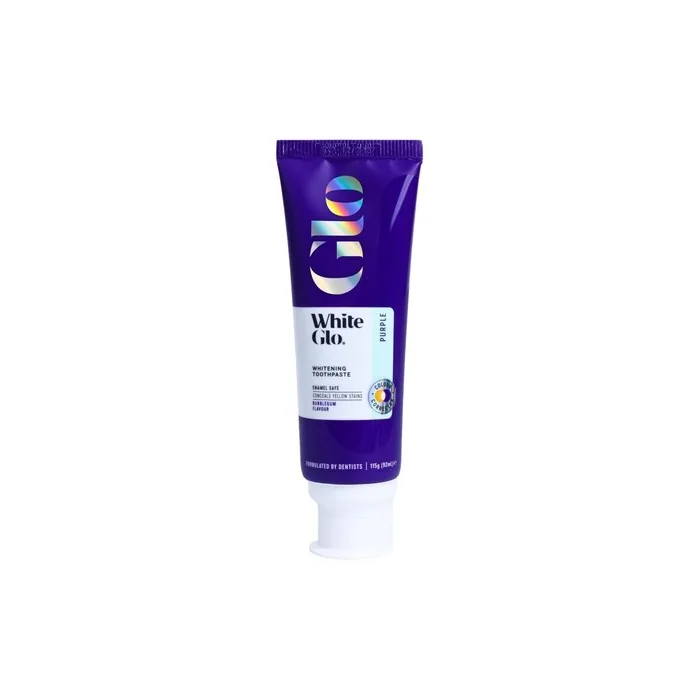 White Glo Purple Whitening Toothpaste 115g