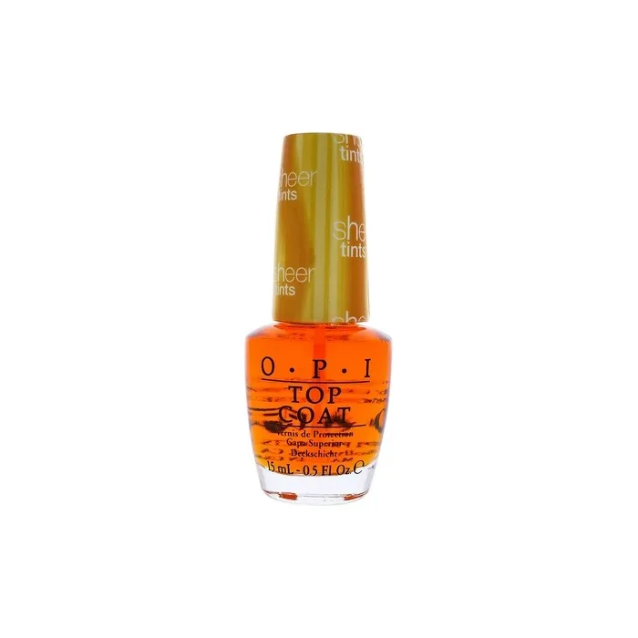 Opi Sheer Tints Top Coat 15ml I'm Never Amberrassed
