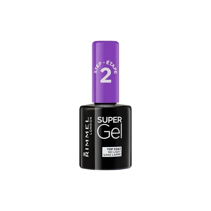 Rimmel London Super Gel Top Coat Nail Polish 12ml Transparent