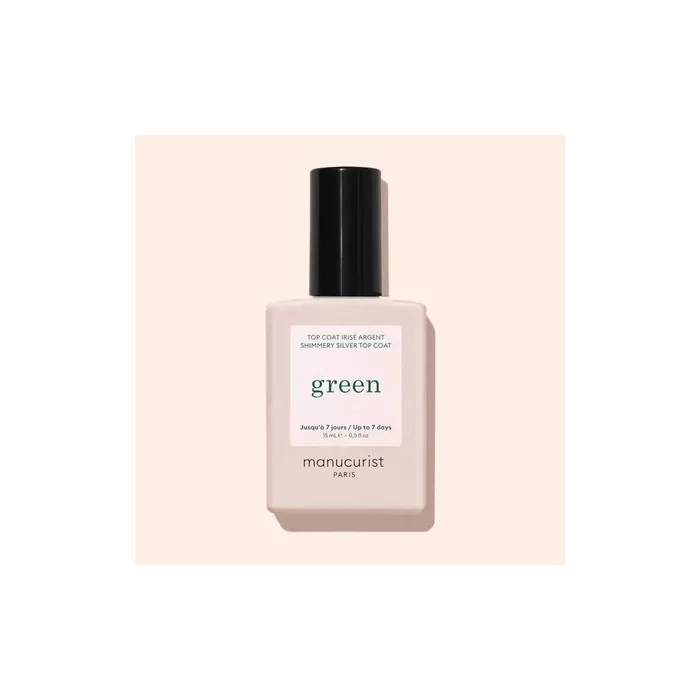 Manucurist Green Shimmery Silver Top Coat 15ml