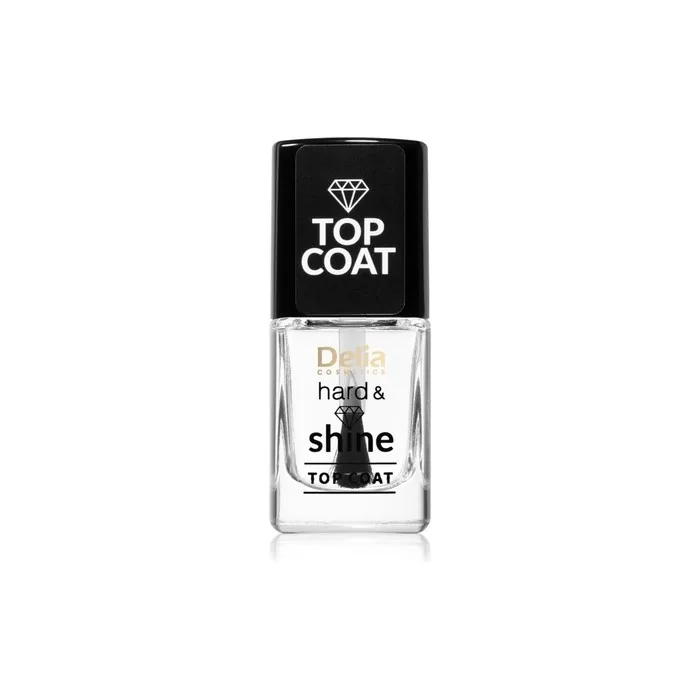 Delia Cosmetics Hard & Shine Top Coat Longlasting Effect 11 Ml