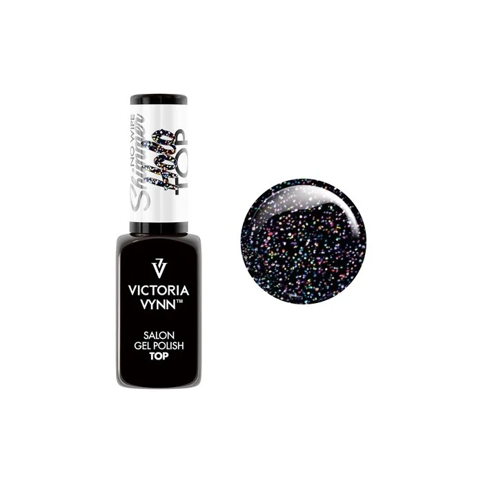 Victoria Vynn Gel Polish Top Shimmer No Wipe Uv Led Top Holo 8ml