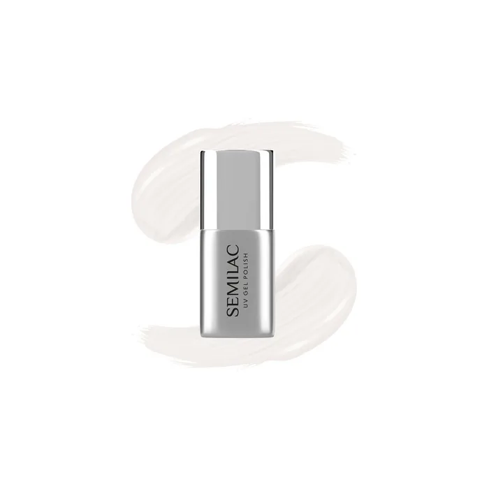 Semilac No Wipe Top Coat For Hybrid Nail Polish Milky 7 Ml