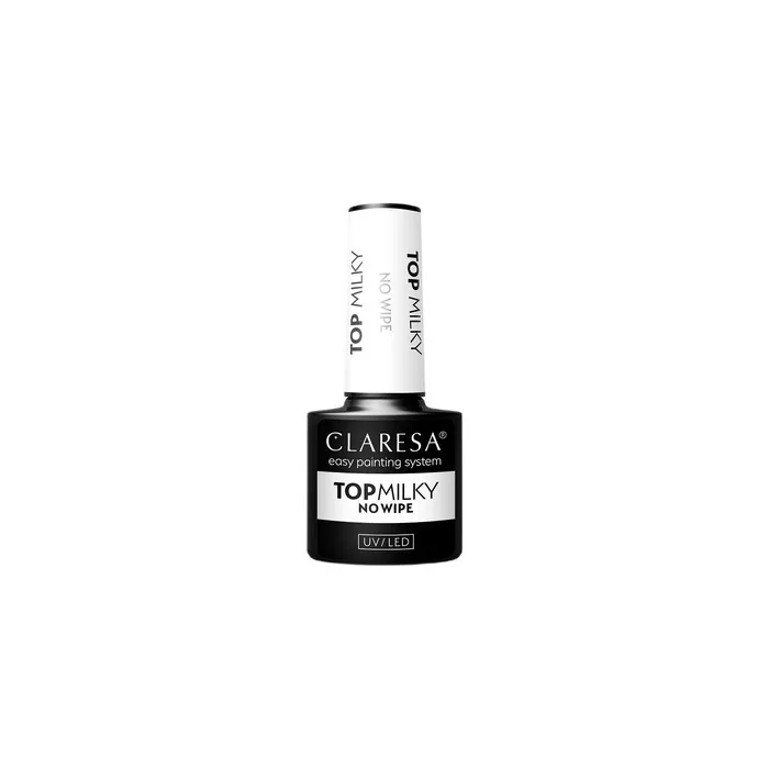 Claresa Milky No Wipe Top Coat For Hybrid Nail Polish 5g
