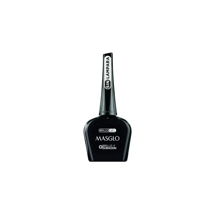 MASGLO Nail Polish Transparent Gel Top Coat 0.5 Fl. Oz.