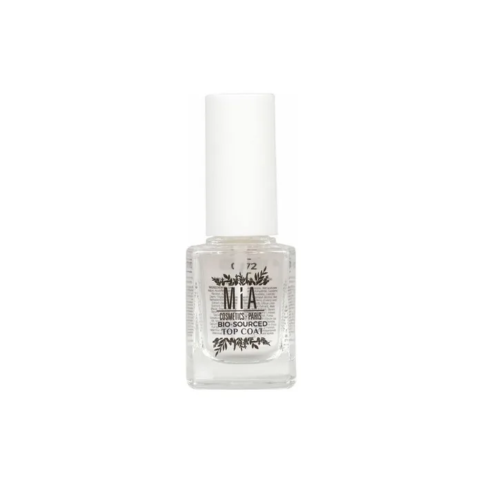 Mia Cosmetics Paris Bio-Sourced Top Coat 11ml - Multicolour