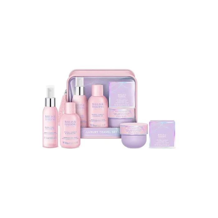 Baylis & Harding Jojoba, Vanilla & Almond Oil Luxury Travel Wash Bag Gift Set