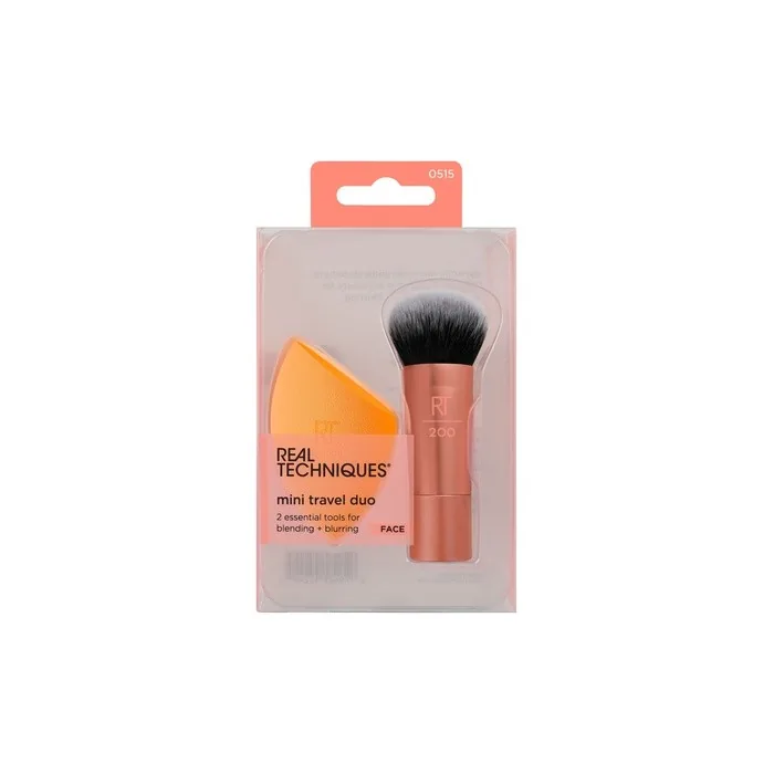 Real Techniques Mini Travel Duo - Perfect For On-The-Go Makeup Application