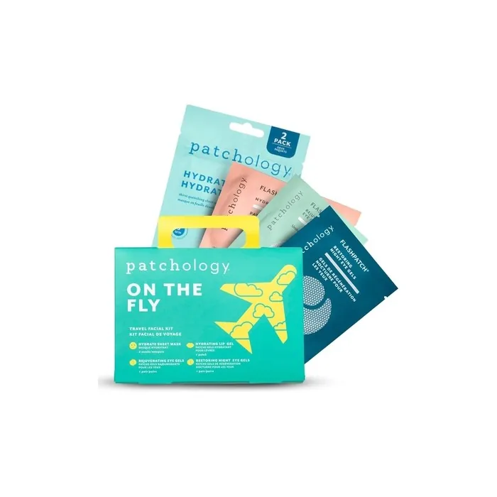 Patchology On The Fly Travel Facial Kit - Travel-Friendly Hydrating Skincare