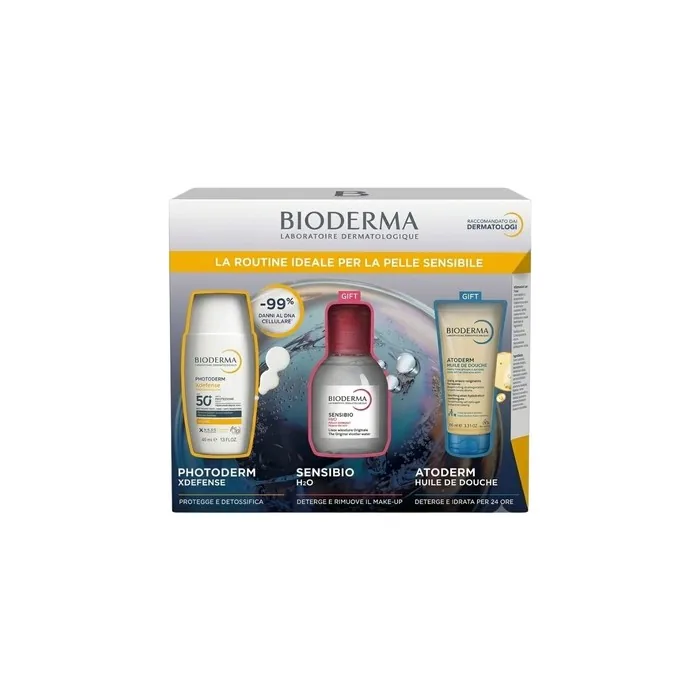 Bioderma Travel Kit for Sensitive Skin Care - 3 Products