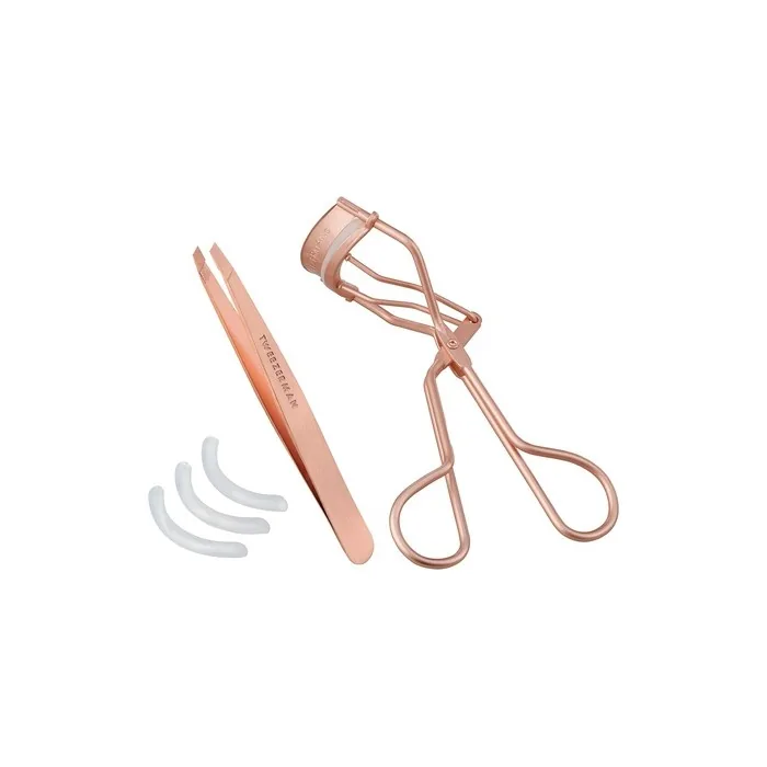 Tweezerman Rose Gold Tweezer and Lash Curler Set