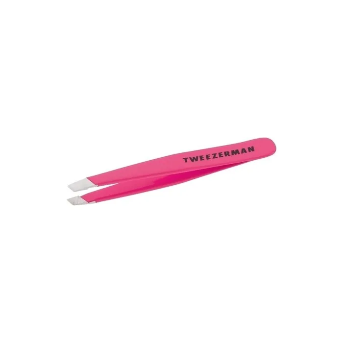 Tweezerman Mini Tweezer for Eyebrow Plucking Neon Pink