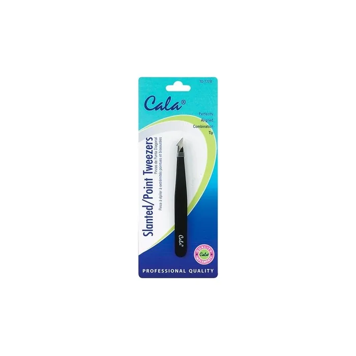 Cala Slanted and Point Tweezers for Precision Hair Removal