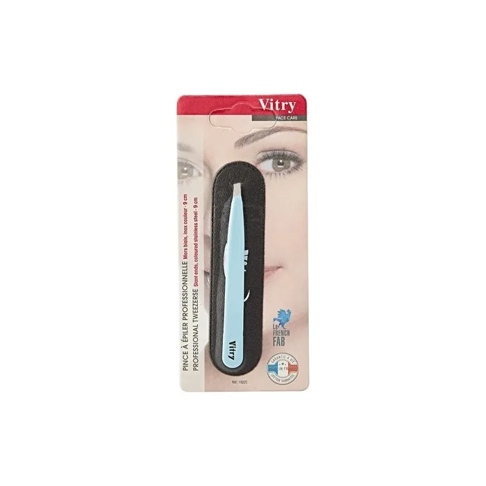 Vitry Professional Tweezers Binding Bits Pale Blue