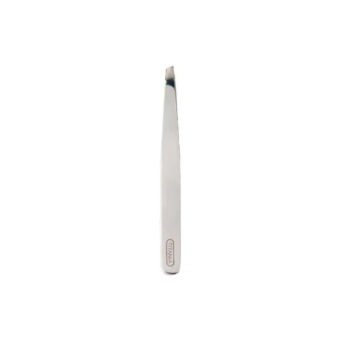 Titania Stainless Steel Silver Tweezers 9.5cm