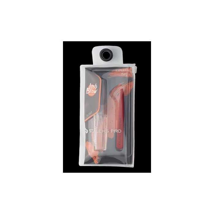 Staleks Expert 11/4 Red Slanted Eyebrow Tweezer - Professional Quality