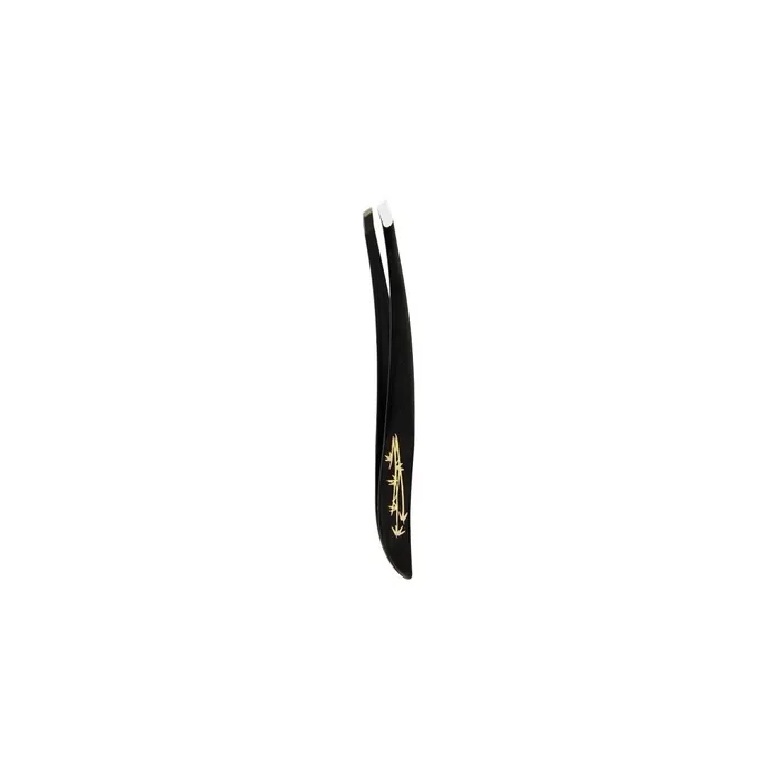 Donegal Slanted Tweezers Black 4106 - Perfect For Precise Hair Removal