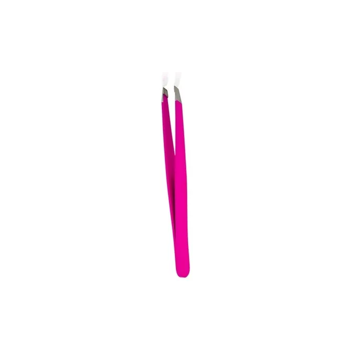 Donegal Slanted Tweezers Neon Show 4108 - Perfect For Precise Grooming