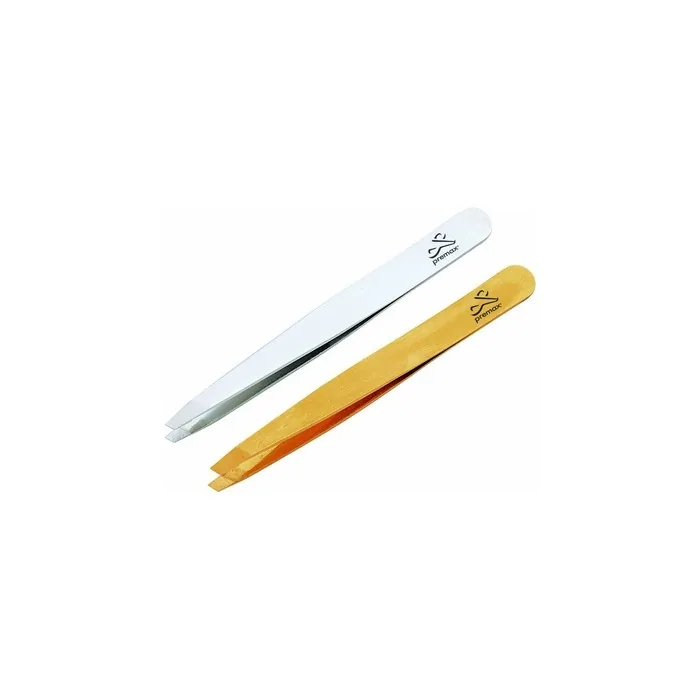 Optima Stainless Steel Straight Tip Tweezers 9cm Elegant Matte