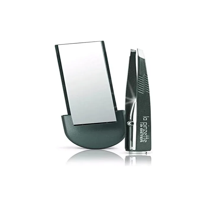 Beter Tweezers with Light and Mirror 64358 Cranberry