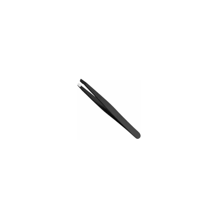 Eurostil Eurostil Black Stainless Steel Tweezers 9cm