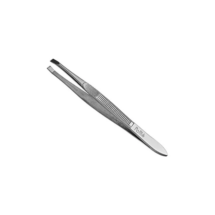 Eurostil Straight Tip Chrome Tweezers 9cm