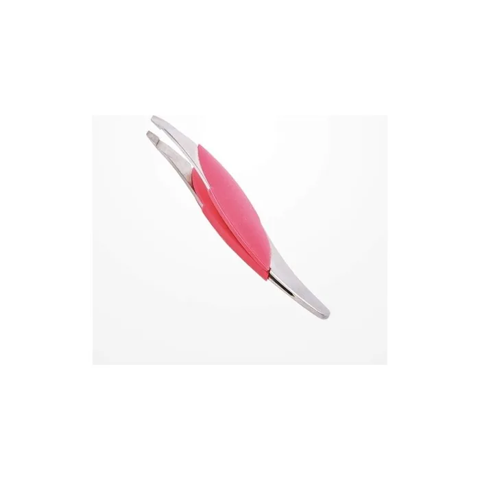 Bifull Brezze Red Ergonomic Round Tip Tweezers Black Standard