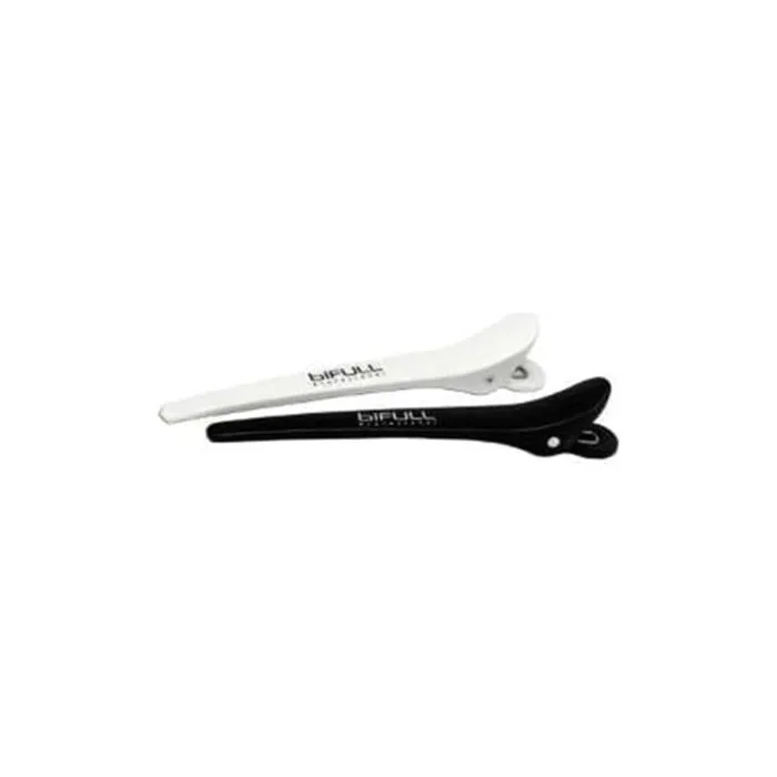 BIFULL Fine Tweezers Black/White - Pack of 6