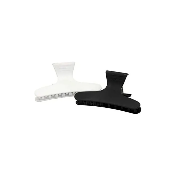 BIFULL Large White/Black Tweezers - Pack of 12